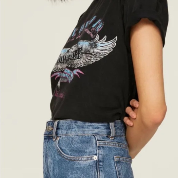 The Kooples Paisley Denim Shorts, Size 2! Excellent condition! - Picture 2 of 12